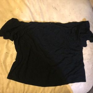 Off the shoulder short sleeve top